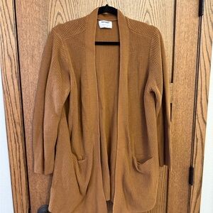 Old Navy Women's Tan Open-Front Cardigan